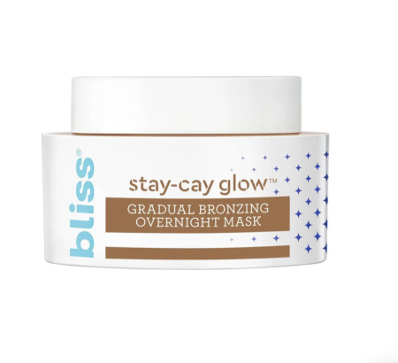 Bliss Stay-Cay Glow Gradual Bronzing Overnight Mask - 1.7 fl oz